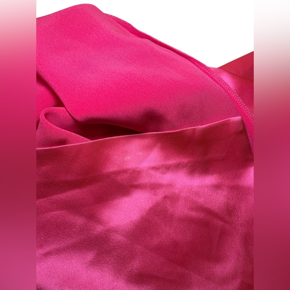Retrofête Rosa Hot Pink Corset Gown NWT Size Small – Cowl Neck Slip Dress - Picture 4 of 8